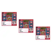 Pull Tab Ticket - Hard Card Tickets - Game - 3 Pack Shamrock Surprise