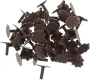 50pcs Model Tree Feet Landscape Tree Feet Model Trees Stand Tree Support Stand Model Building Supplies Model Scenery Accessories Modeling Trees Base Light Brown Plastic