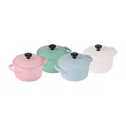 Chasseur Macaron Mini Cocotte 10cm Set of 4
