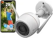 EZVIZ 2K Bullet Security Camera (3MP) AI Human Detection, Color Night Vision, Two-Way Audio