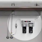 PURETEC Z1 Dual Under Sink Rainwater Filter - Quick Twist Ultra Z Filtration - 0.1 Micron