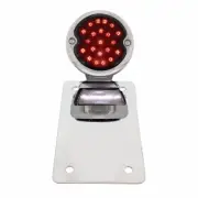 “Bobber” LED Motorcycle Rear Fender Tail/License Light - Vertical - Smoke Lens