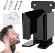 Shower Shaver Holder - Bathroom Acrylic Shaver Stand,Large Shaver Holder, Space Saving Shaver Stand for Most Electric Shavers