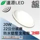 達源LED 22公分 20W LED 感應防水吸頂燈 台灣製造