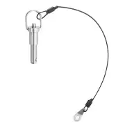 Ball Locking Pins with Button Handle, 8mm x 20mm Push-Button Quick Release Pin
