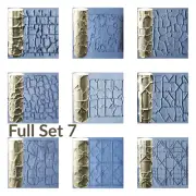 Cobblestone and Tile Craft Texture Roller Seamless STL Loot Factory (Set 7)
