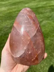 Fire Quartz Tower - Polished Crystal - 1, Natural Fire Quartz from Madagascar