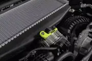 Perrin Yellow Aluminum Top Mount Intercooler Bracket for 2022-2024 WRX and more