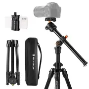 K&F Concept 76.7 in Camera Tripod with Rotatable Multi-Angle Center Column DSLR