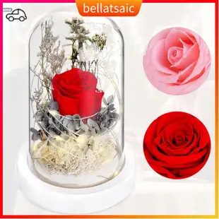 Flowers In Glass Eternal Real Rose Artificial Rose Flower wi