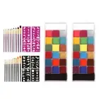 Face Body Paint Makeup Palette Kit Professional Face Painting Kit for Stage