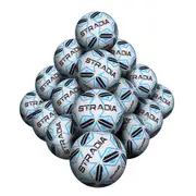 STRADIA "SWING" Size 5 Soccer Ball – All-Levels Play Series Thermofused Soccer Ball Pack of 20 with FREE Mesh Storage Bag