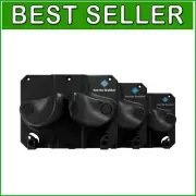 3-Pack Wall-Mounted Ski & Snowboard Rack - Organize with Gravity Lock Technology