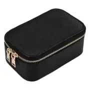 Travel Jewelry Organizer Makeup Lipstick Storage Box Black U2O89364