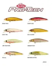 Berkley 2021 Pro-Tech 60mm Jerk Suspending Jerkbait Fishing Lure - Choose Colour