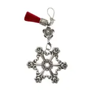 Antique Thread Spools Bobbins Snowflake Shaped Thread Winders for Sewing Thread