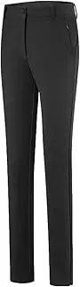 [SHWING] Golf Pants for Women | High Waisted Travel Pants,Women's Golf Pants Quick Dry Hiking Pants Stretchy Lightweight Ankle Travel Pants Black