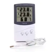 LCD Indoor/Outdoor Thermometer Digital Hygrometer Temperature Humidity Display