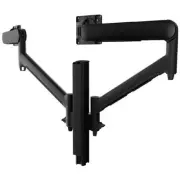 Atdec AWMS-2-D40 Dual Dynamic Monitor Arms on 400mm Post. Max Load: 8kg,