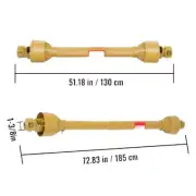 Pto Shaft Pto Drive Shaft 1-3/8" 6 Spline Ends T5 51"-73" For Brush Hog