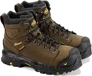 [Thorogood] Infinity FD 6” Waterproof Composite Toe Work Boots for Men Made with Premium Full-Grain Leather and Slip-Resistant Anti-Fatigue Outsole; EH Rated