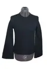 New Indigenous Womens Bell Sleeve Fleece Sweatshirt Sz S Organic Fair Trade