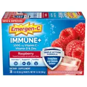 Immune+ Triple Action Immune Support Powder, BetaVia (R), 1000mg Vitamin C, B...