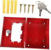 MERRYHAPY Emergency Key Lock Box Holder Wall Mounted Storage for Fire Extinguisher Secure Key Container for Doors Windows for Quick Access During Emergencies for Safety