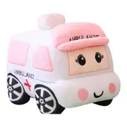 30cm Car Plush Toy Police-Car Taxi Ambulance Plushies Photo Props Ornament Soft Stuffed Pillow ren's Room Home Decor