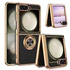 For Samsung Galaxy Z Flip 5/Flip 4/Flip 3 5G Shockproof Ring Stand Case Cover