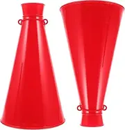 KOMBIUDA Sport Cheering Props 2PCs Megaphone Loud Sound Noise Maker Toys for Cheerleading and Parties