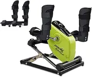 Foot Pedal Exerciser Cycle Bike,Leg Arm Cardio Training Table Resistance Rehabilitation Stationary Mini Exercise (Color : K)