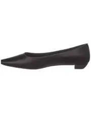 THE ROW Black Satin Claudette Flat Women's Size 42. Brand new. Never worn!