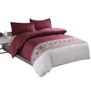 Bohemian Floral Quilt Covers Set Double Queen King -03 Style