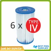 6 x Bestway Compatible Cartridge Filter Element Type IV