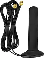 Eightwood 4G LTE Antenna SMA Magnetic Antenna Omnidirectional Antenna Indoor 3M Antenna Cable for 3G 4G LTE Router Modem Camera GSM Hotspot etc.