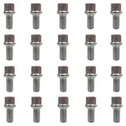 20 Extended Wheel Bolts ball seat M12x1,5 35mm for Audi Mercedes-Benz Smart VW .