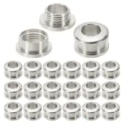 5mm(1/5 Inch) Brass Hole Eyelets, 20 Pcs Arc Surface Grommets, Imitation Silver