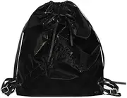 [CJLWSLCO] New ladies crossbody bag shoulder bag nylon double shoulder backpack dual-use bag casual fashion Unique Drawstring Design Small Bag String Bag for Women Lightweight Casual Travel Sports Small
