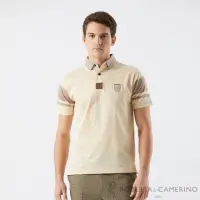 在飛比找momo購物網優惠-【ROBERTA 諾貝達】男裝 純棉休閒短袖POLO衫-棕(