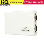 ZLG USBCAN-II USB to CAN Adapter CAN Bus Analyzer Debugger w/ 2CH CAN Interface