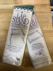 Homecrafters Needlework Set Includes Lap Stand and Scroll Frame 6" x 12" NIP