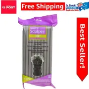 Sculpey Gray Polymer Modeling Clay - 1 lb Firm Clay with Tools Included