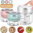 Electric Mini Garlic Press Chopper Meat Grinder Crusher Nut Vegetable Fruit Food