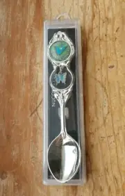 NUCOLORVUE CHARM SPOON BUTTERFLY SKYRAIL CARNS AUSTRALIA SOVENIR DECORATIVE