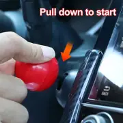 Car Accessories Engine Start Stop Button Cover Push to Start Lever Rocker Red (for: Kia)
