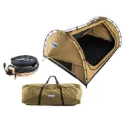 Adventure Kings Big Daddy Deluxe Double Swag + Canvas Bag + LED Strip Light 4WD