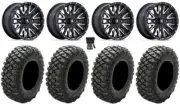 MSA Creed 15" Wheels Machined 30" Crawler XR Tires RZR XP 1000 / PRO XP