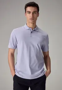 在飛比找ZALORA購物網優惠-Pique Polo Shirt