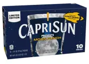 New Limited Edition Capri Sun Moon Punch Wild Cherry Glow Dark Box 60 FL OZ